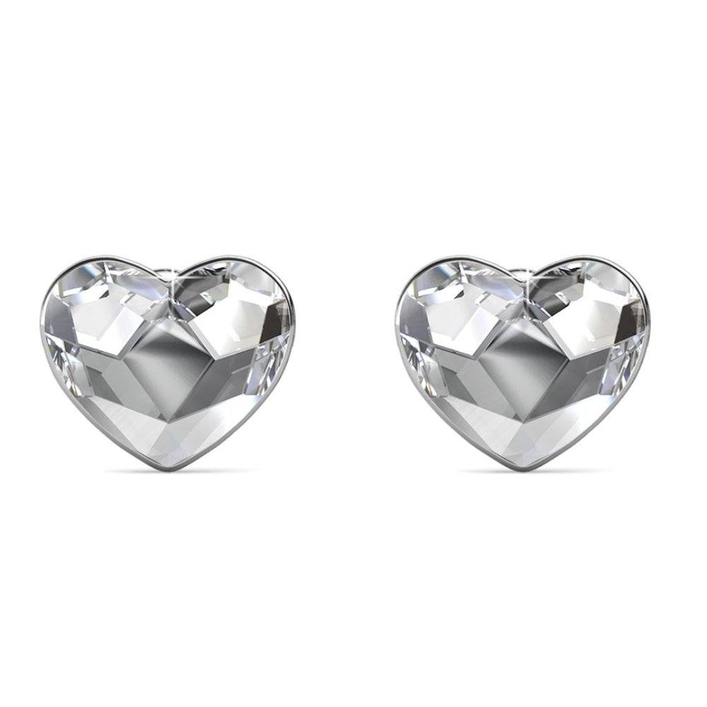 Crystal Heart Earrings Made With‎ Australian Crystals